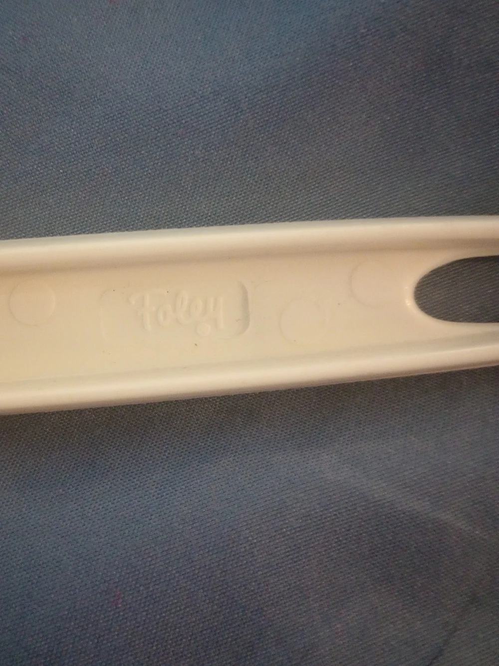 Vintage Foley Melamine Slotted Spoon